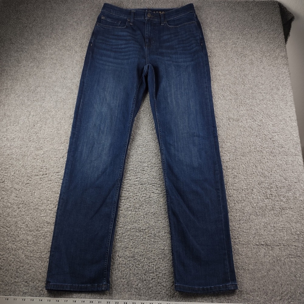 Joseph Abboud Jeans Mens 29x32 Straight Fit Dark Blue Denim Stretch EUC